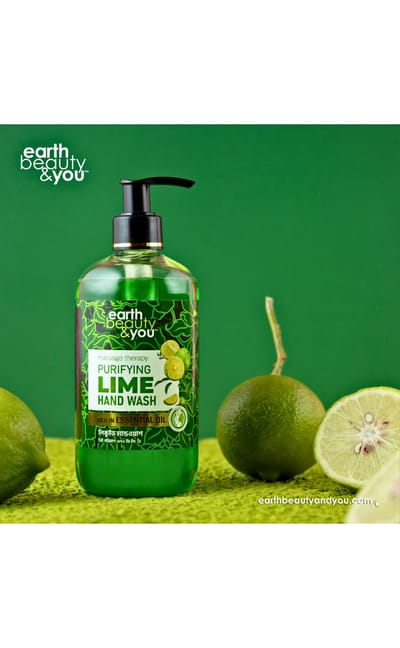 Earth Beauty & You Purifying Lime Hand Wash-370 ml - Image 2