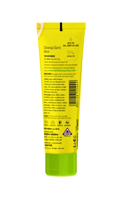 Lemon Oil Control Face Wash-100ml - Image 6