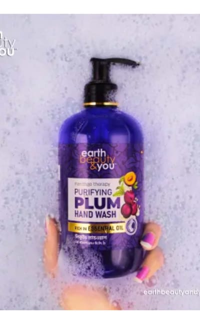 Earth Beauty & You Purifying Plum Hand Wash -370 ml - Image 2