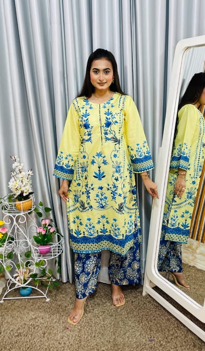 Lemon grass Three Piece