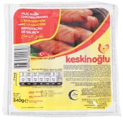 Sausage Keskinoglu Chicken Frank 340Gm.