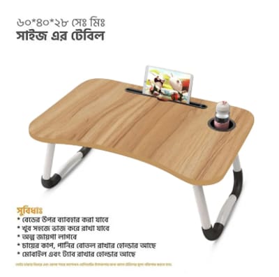 Versatile - Computer Laptop Desk Small Foldable Multi-Function Bed Desk Simple Dormitory Lazy Table Bed with Laptop Table - Tremendously Adaptable