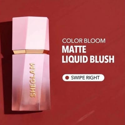 Color Bloom Liquid Blush Matte Finish-Swipe Right - Image 2