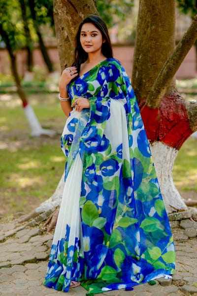 চান্দুরি সিল্ক শাড়ি - Image 1