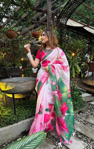 চান্দুরি সিল্ক শাড়ি - Image 4