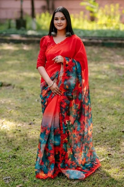 চান্দুরি সিল্ক শাড়ি - Image 5