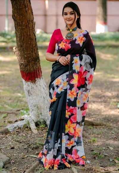 চান্দুরি সিল্ক শাড়ি - Image 7