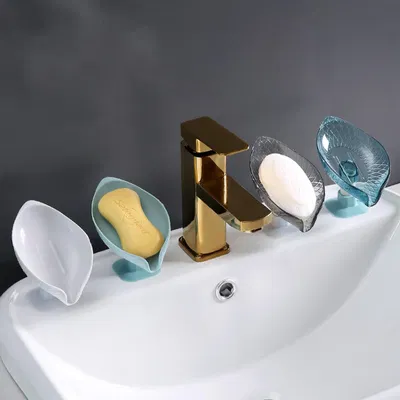 Portable Anti-slip Soap Holder Leaf Shape - লিফ শেইপ পোর্টেবল সোপ হোল্ডার