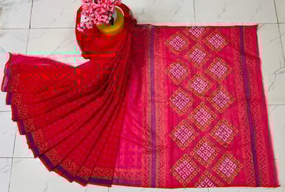 হাফ সিল্ক শাড়ি - Image 9