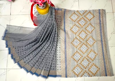 হাফ সিল্ক শাড়ি - Image 11