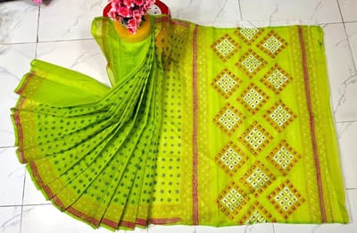 হাফ সিল্ক শাড়ি - Image 14