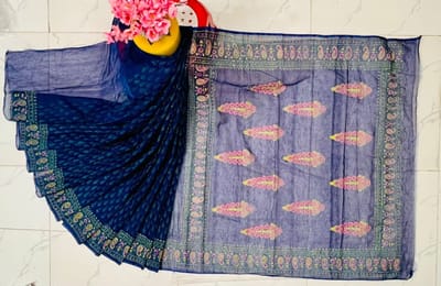 হাফ সিল্ক শাড়ি - Image 18