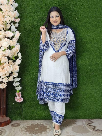 রেডিমেড গাড়ারা থ্রি পিস - Image 2