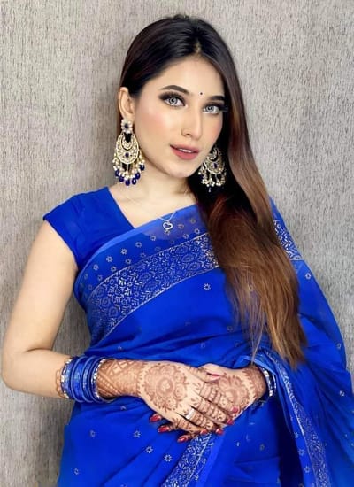 প্রিমিয়াম  হাফ সিল্ক শাড়ি - Image 1