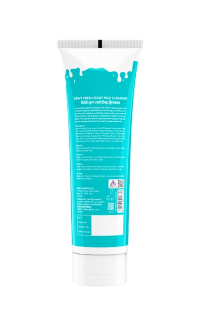 Nior Dewy Fresh Goat Milk Cleanser 100ml - Image 4