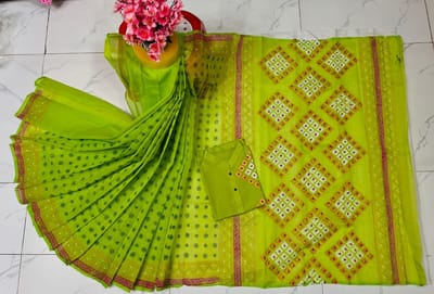 ব্লক প্রিন্ট কাপল সেট - Image 4