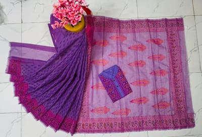 ব্লক প্রিন্ট কাপল সেট - Image 5