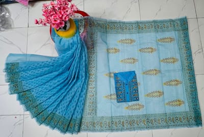 ব্লক প্রিন্ট কাপল সেট - Image 8