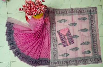 ব্লক প্রিন্ট কাপল সেট - Image 9