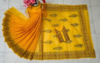 ব্লক প্রিন্ট কাপল সেট - Image 10