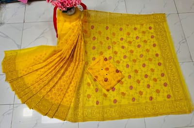 ব্লক প্রিন্ট কাপল সেট - Image 12