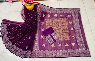 ব্লক প্রিন্ট কাপল সেট - Image 14