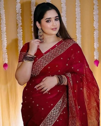 প্রিমিয়াম মানের সেমি মসলিন শাড়ি - Image 1