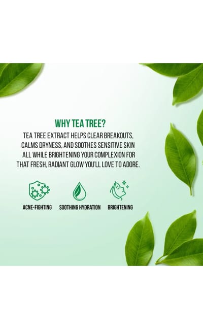 NIOR Deep Clean Gel Face Wash Tea-Tree 100ml - Image 2