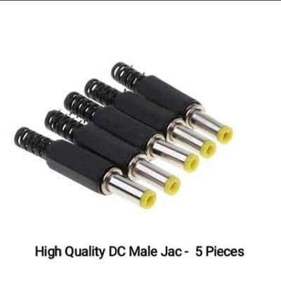 Dc jack pin 5.5mm  best quality yellow head