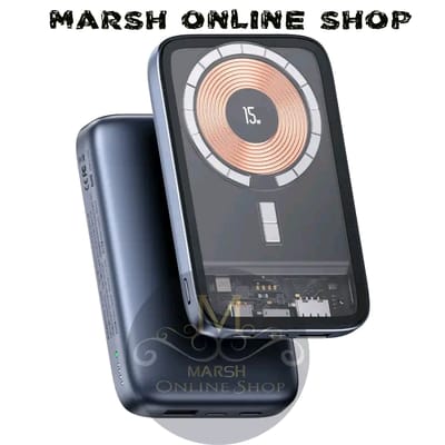 💥USAMS CD184 10000mAh PD 20W Aluminum Magnet WirPower Bankeless