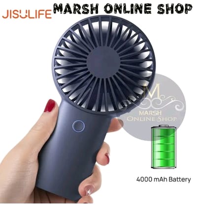 -🛒JISULIFE F2B Portable Handheld Fan 4000mAh Rechargeable