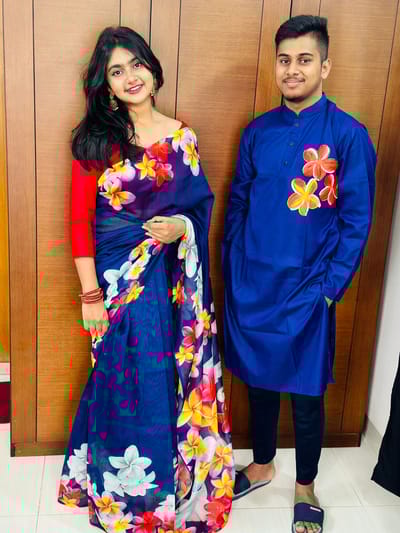 হ্যান্ড প্রিন্ট কাপল সেট - Image 1