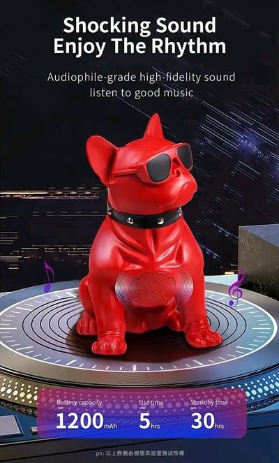 🐶RECCI RSK-W18 BullDog Wireless Speaker with Microphone