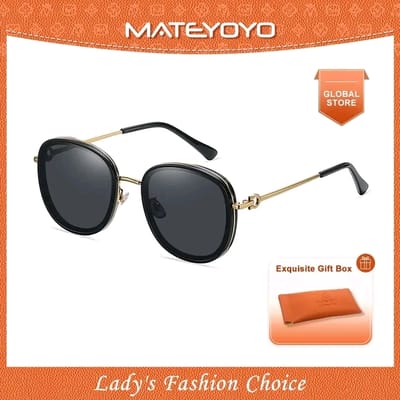🕶️MATEYOYO Fashion Sunglasses Round Women Eye Sunglasses Korean Style