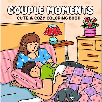 Couple Cozy Moments - Coloring Books