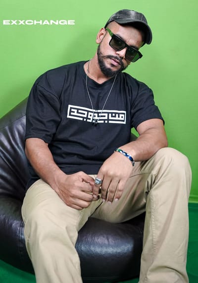 Ttypography Framed //Unisex //Black Oversized T-shirt - Image 1
