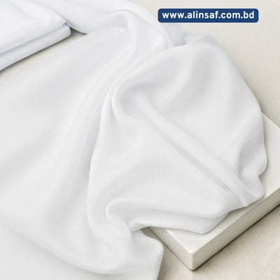 সাদা চেরি - White Charry বোরকার সাদা চেরি কাপড়।