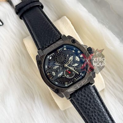 Tubular Square || Dark Black