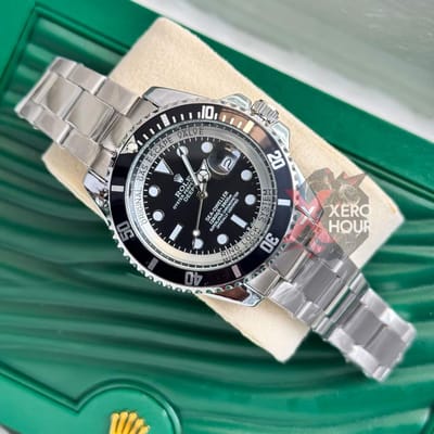 Rolex SEA Dweller || Single tone Silver Black  || AA+ || Rolex Box Single