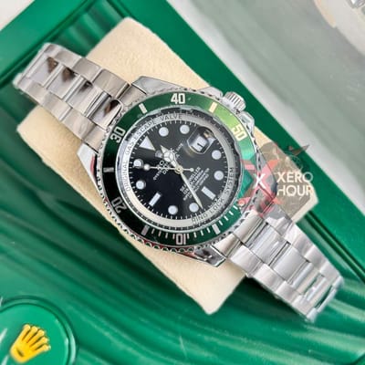 Rolex SEA Dweller || Silver Green || AA+ || Rolex Box Single