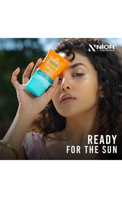 Nior Aqua Splash Sunscreen SPF 50 PA++++ 50ml - Image 5