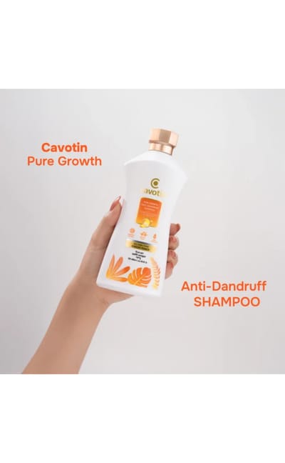 Cavotin Pure Growth Anti-dandruff Shampoo 250ml - Image 2