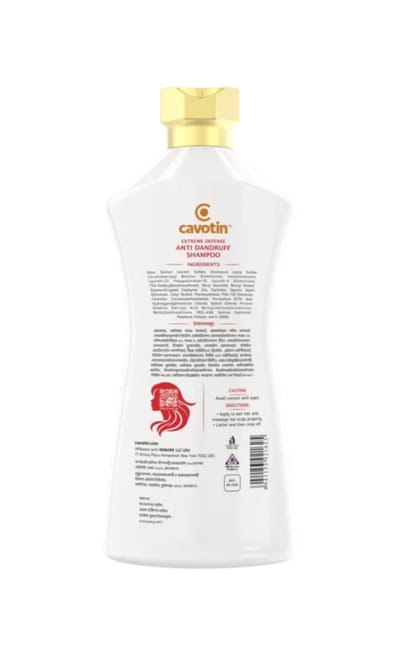 Cavotin Extreme Defense Anti-dandruff Shampoo 250ml - Image 4