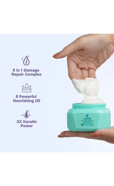 Cavotin Forti-Fusion Intensive Repair Hair Mask 200gm - Image 2