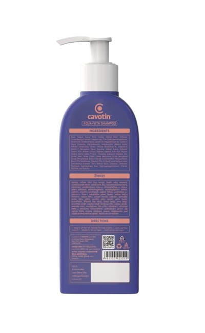 Cavotin Aqua-Vita Shampoo 250ml - Image 6
