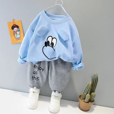 Baby Sweatshirt and Pant Set - Image 2