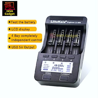 Liitokala Lii-500 4 Slot Smart Battery Charger for 18650 26650 AA AAA battery