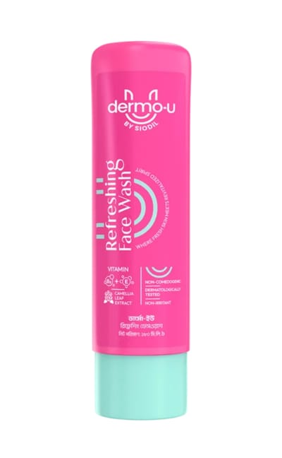 Dermo-U Refreshing Face Wash 180ml - Image 1
