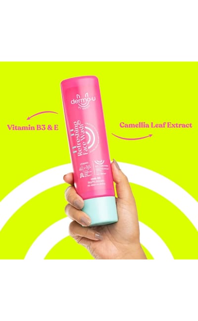 Dermo-U Refreshing Face Wash 180ml - Image 3