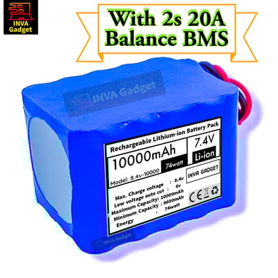 10,000mAh 8.4V Lithium-Ion Battery Pack